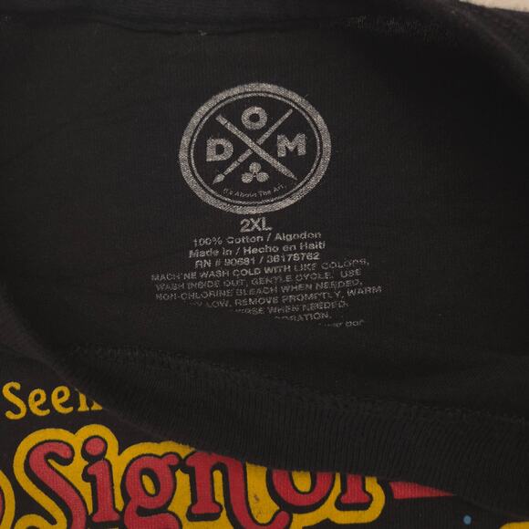 DOM Alien No Sign of Intelligent Life Anywhere T Shirt Mens Size 2XL Black - Picture 3 of 9